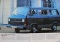 Preview: Volkswagen T3 Transporter Modellprogramm 1983 "Der VW Bus" Automobilprospekt (3295)